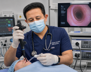 Raj Intubating